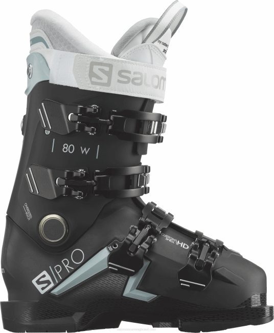 Salomon46081042 botas de pista para mulher - s/pro mv 80 cs preto/azul esterlina/branco