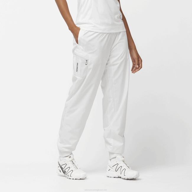 Salomon4608943 calças femininas - equipe branco