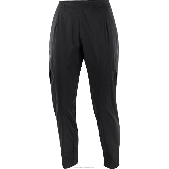 Salomon4608944 calças femininas - runlife preto profundo