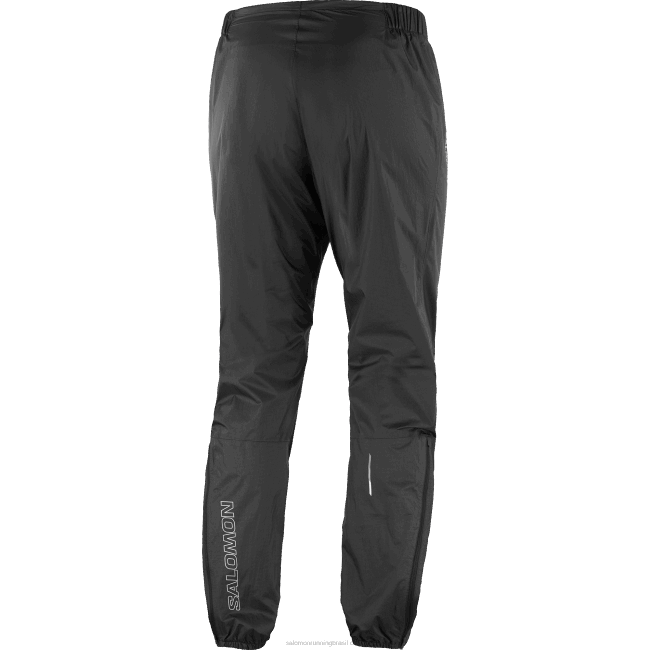 Salomon4608946 calças de mulher - bonatti impermeáveis preto profundo