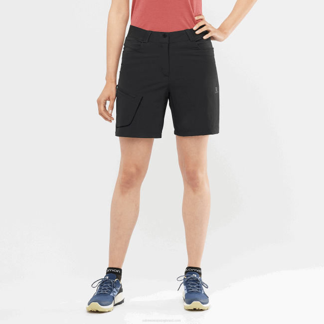 Salomon4608950 calções de mulher - wayfarer preto