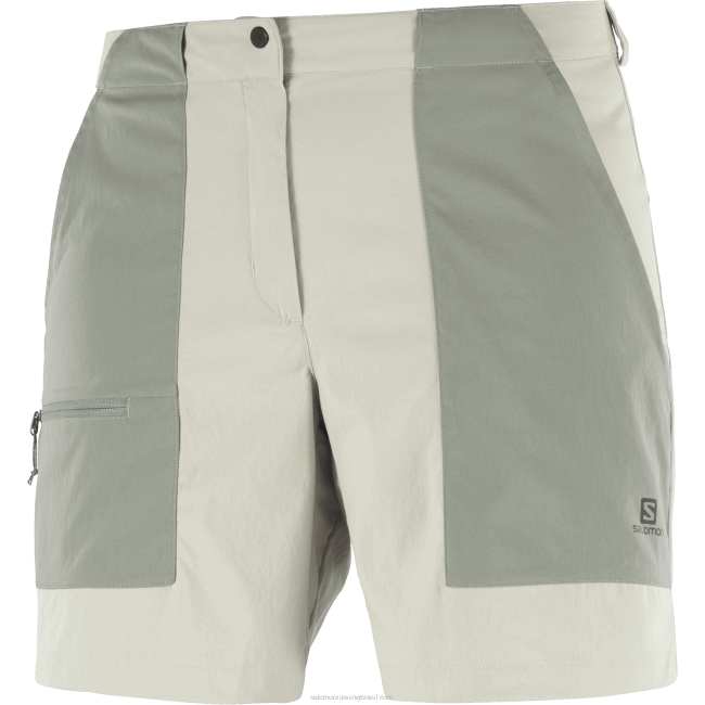 Salomon4608958 calções de mulher - ultrack ferro forjado/sábio sedona