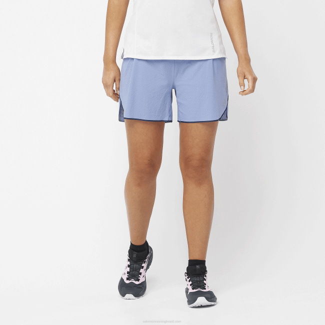 Salomon4608961 calções de mulher - sense aero 5 mansão inglesa