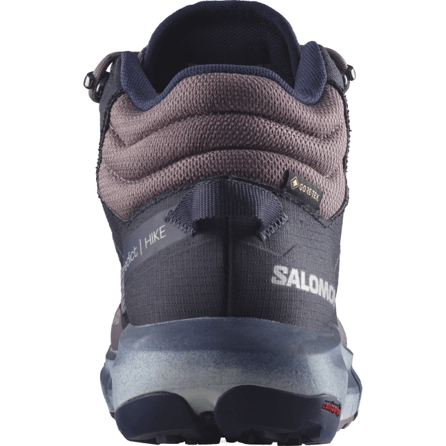 Salomon46081131 botas de caminhada femininas - preveja caminhada em meados de gore-tex codorna/céu noturno/aura astral