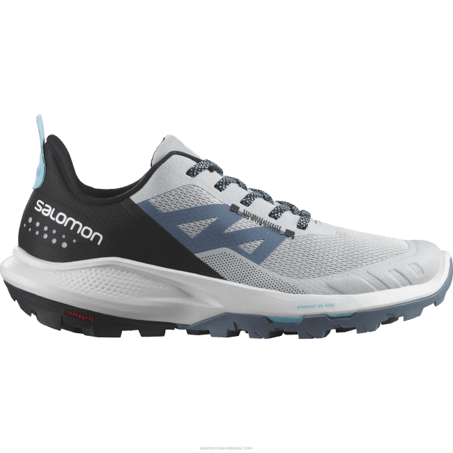 Salomon46081282 sapatos de caminhada femininos - outpulse azul pérola/azul china/radiância azul