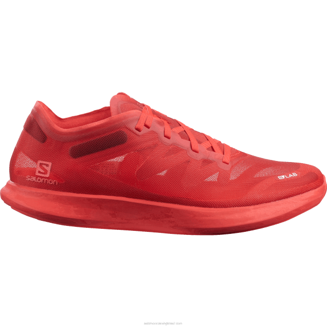 Salomon4608750 tênis de corrida feminino - s/lab phantasm corrida vermelha