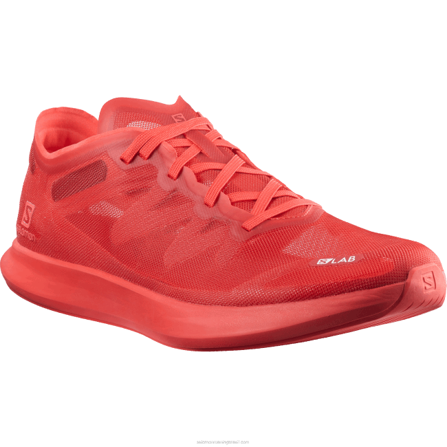 Salomon4608750 tênis de corrida feminino - s/lab phantasm corrida vermelha
