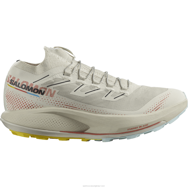 Salomon46081494 tênis de corrida feminino - pulsar trail pro 2 dia chuvoso/molho quente/frésia