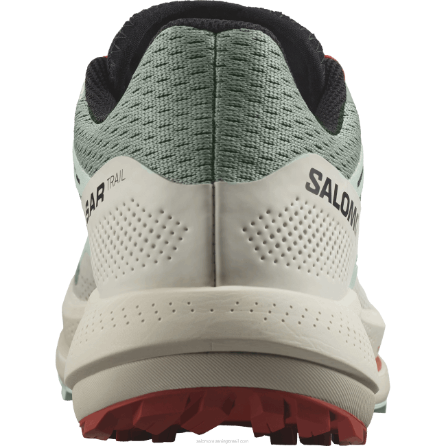 Salomon46081514 tênis de corrida feminino - trilha pulsar Almofada de lírio/água branqueada/molho picante