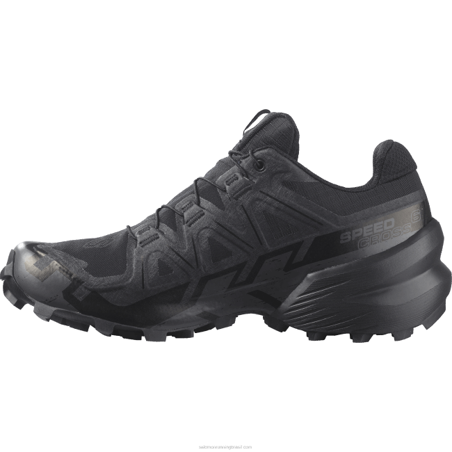Salomon46081516 tênis de corrida feminino - speedcross 6 gore-tex preto/fantasma
