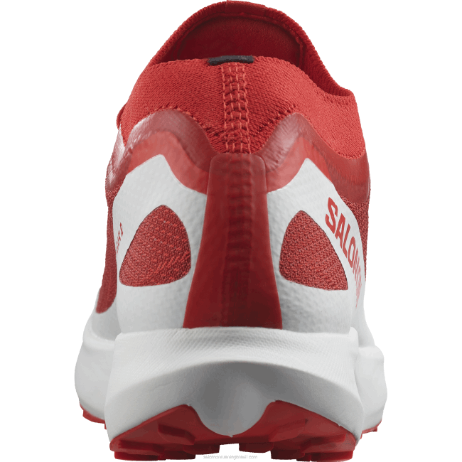 Salomon46081519 tênis de corrida feminino - s/lab pulsar 2 vermelho ardente/branco