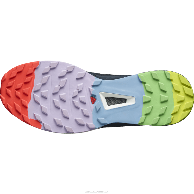 Salomon46081524 Tênis de corrida feminino - edição limitada s/lab ultra 3 nanquim/coral ardente/preto