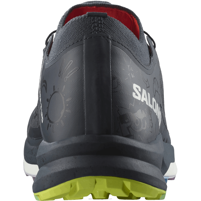 Salomon46081524 Tênis de corrida feminino - edição limitada s/lab ultra 3 nanquim/coral ardente/preto