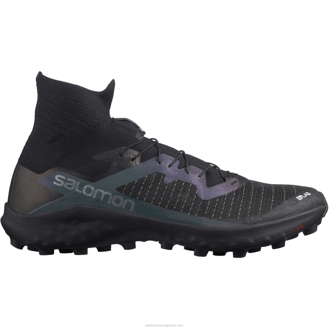 Salomon46081526 tênis de corrida feminino - s/lab cross 2 preto