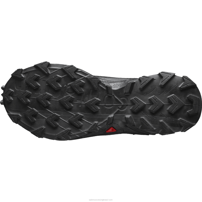 Salomon46081530 tênis de corrida feminino - alphacross 4 gore-tex preto