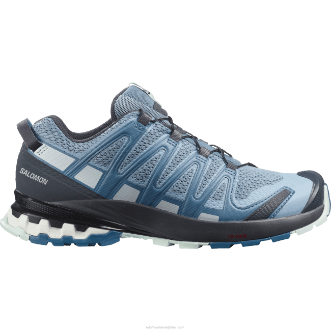 Salomon46081535 tênis de corrida feminino - xa pro 3d v8 azul ashley/ébano/azul opala
