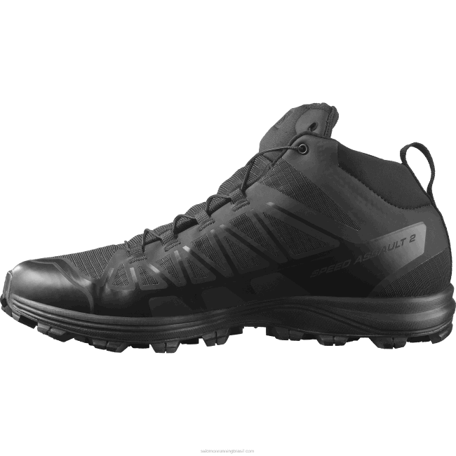 Salomon4608801 sapatos de forças femininas - ataque de velocidade 2 preto