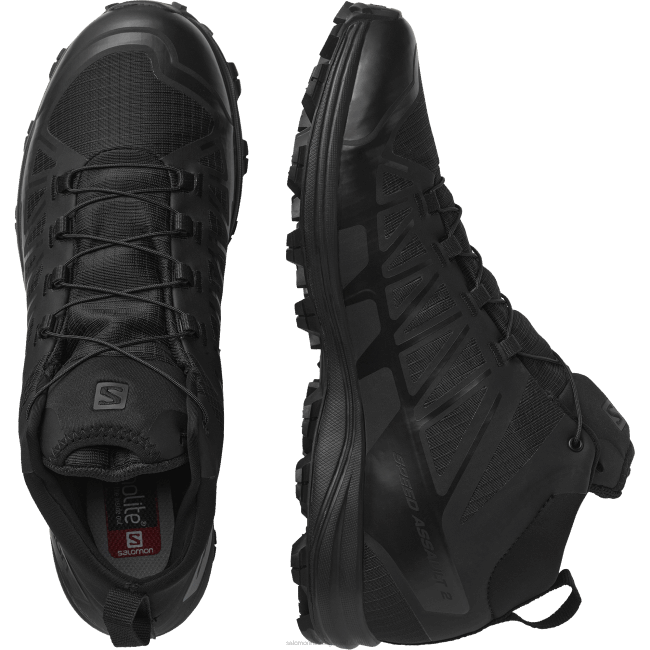 Salomon4608801 sapatos de forças femininas - ataque de velocidade 2 preto