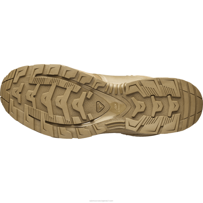 Salomon4608816 sapatos de força femininos - xa force mid marrom coiote
