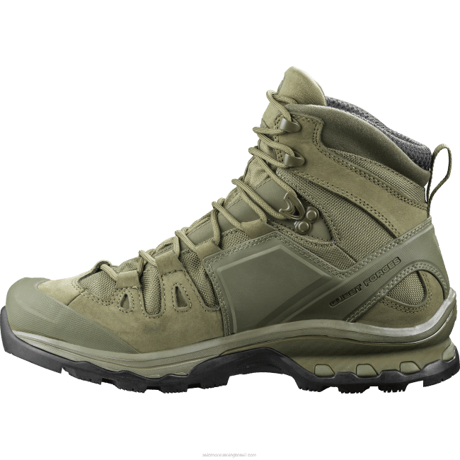 Salomon4608822 sapatos das forças femininas - missão 4d forças 2 pt ranger verde