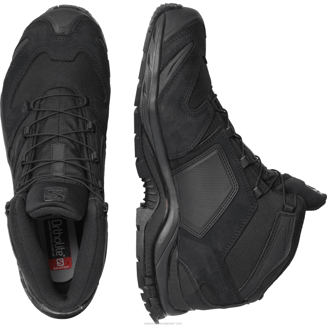 Salomon4608827 sapatos de força femininos - xa force mid en preto