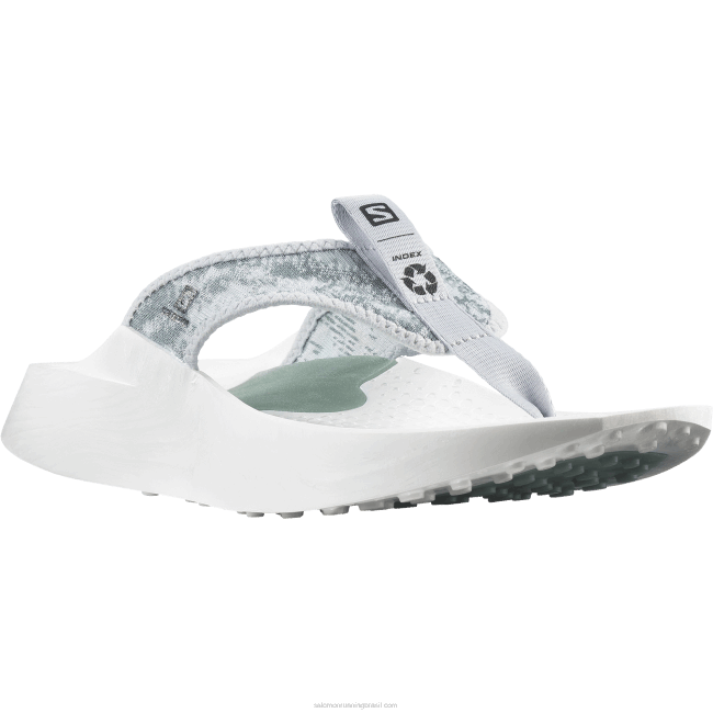 Salomon46081548 sapatos de recuperação femininos - quebra de índice pérola azul/soldado/branco