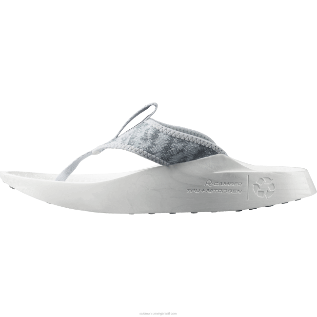 Salomon46081548 sapatos de recuperação femininos - quebra de índice pérola azul/soldado/branco