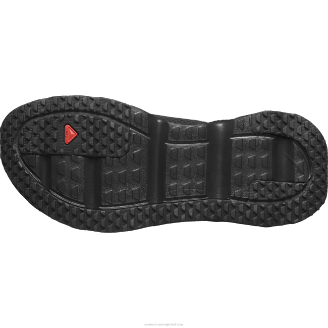 Salomon46081549 sapatos de recuperação femininos - reelax slide 6.0 preto/liga