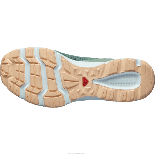 Salomon4608791 sandálias femininas - amphib bold 2 verde meio/verde bálsamo/creme de amêndoa