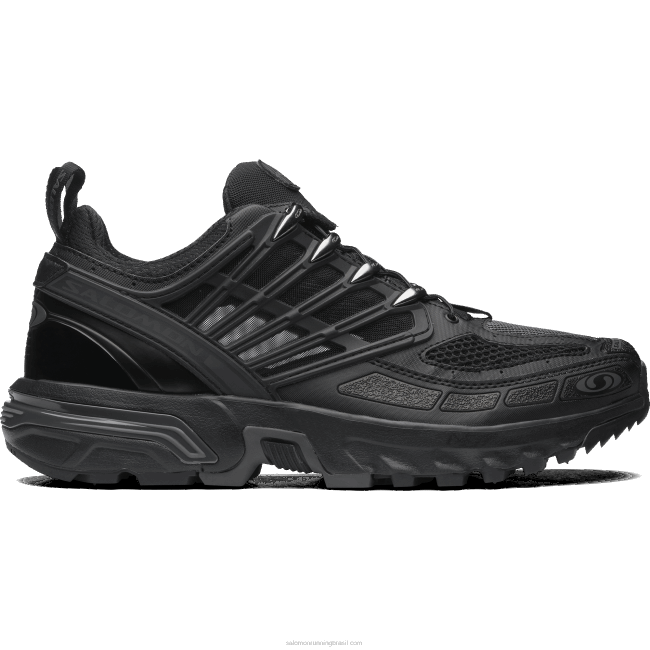 Salomon4608758 sapatos esportivos femininos - acs pro preto