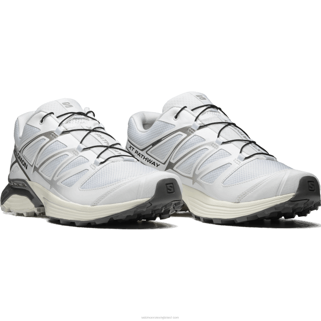 Salomon4608766 sapatos esportivos femininos - xt-pathway branco/baunilha gelo/estanho