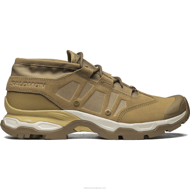 Salomon4608768 sapatos esportivos femininos - selva ultra baixo avançado ouro fosco/canguru/safari
