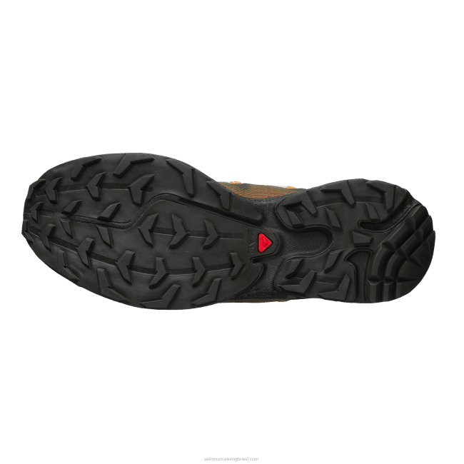 Salomon4608776 sapatos esportivos femininos - xt-rush noite azeitona/turfa/laranja vibrante