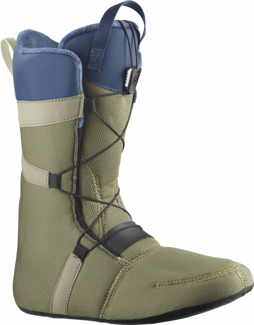 Salomon46081321 botas de snowboard femininas - ivy boa vetiver/verde líquen profundo/azul insígnia