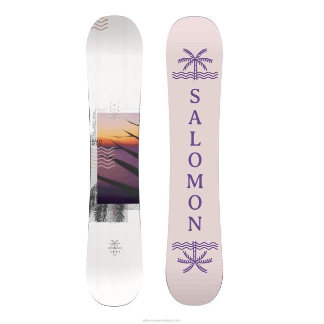 Salomon46081309 snowboard all-mountain feminino - lotus l47018600