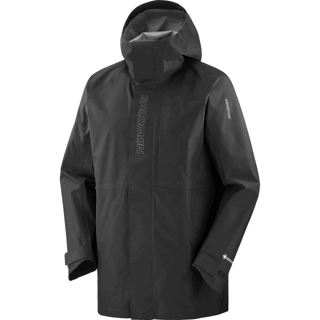 Salomon4608831 jaqueta shell feminina - essencial gore-tex preto profundo