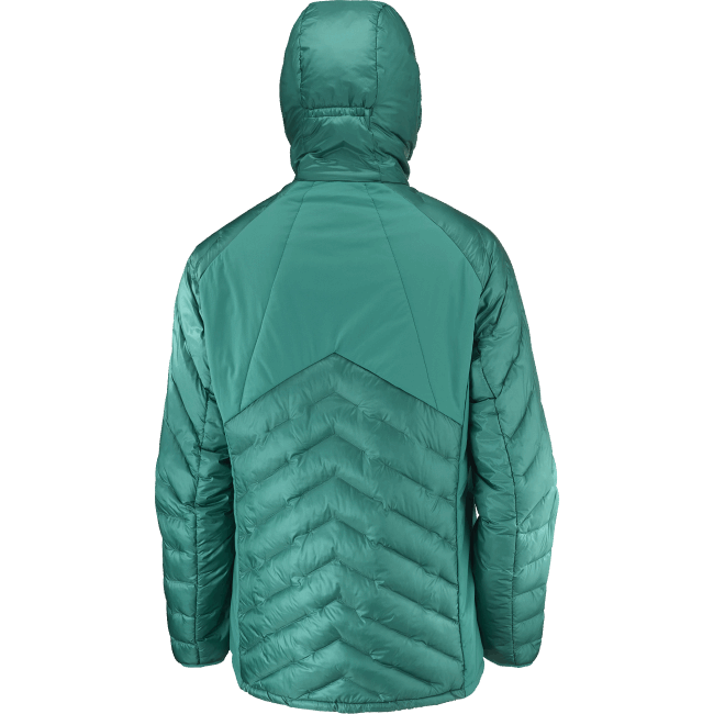 Salomon4608836 jaqueta com capuz feminina - contorno primaloft pacífico