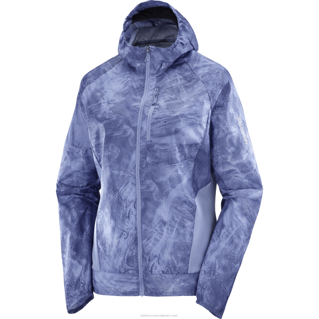 Salomon4608852 jaqueta corta-vento feminina - bonatti cross wind mansão inglesa/ao/azul cinza